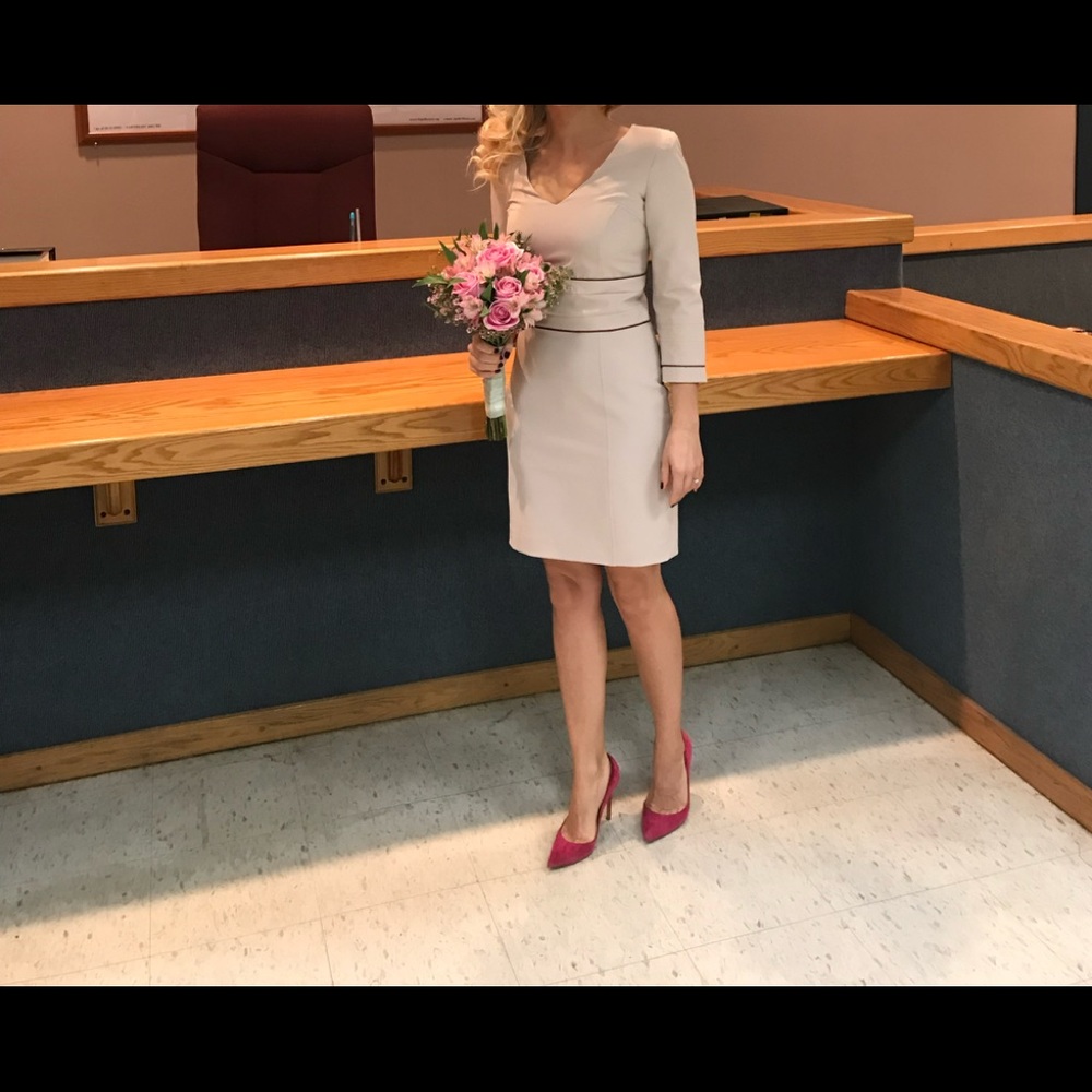 Blush pink dress-GAUDI